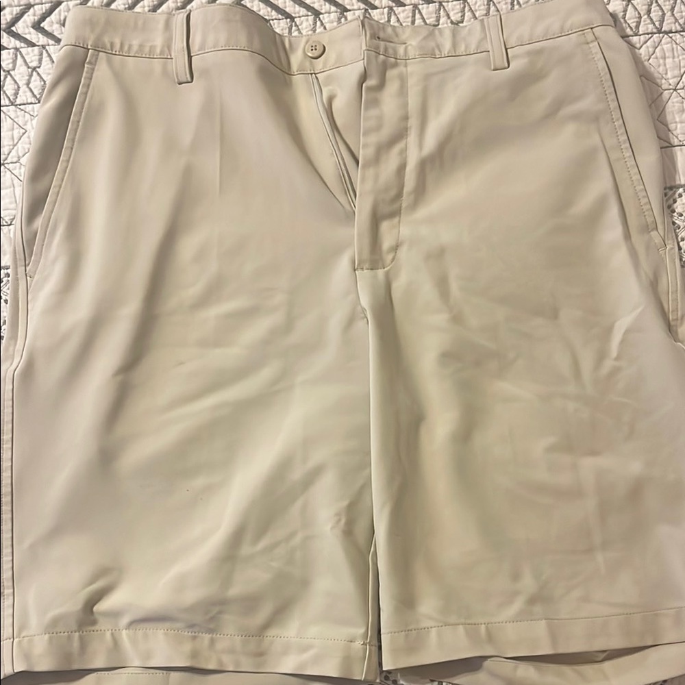 FootJoy Tan Flat Front Shorts Classic Design